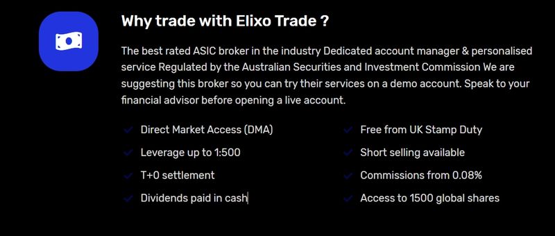 leverage of Elixo Trade