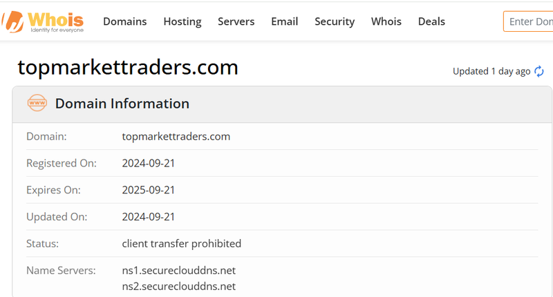 Whois Search Results