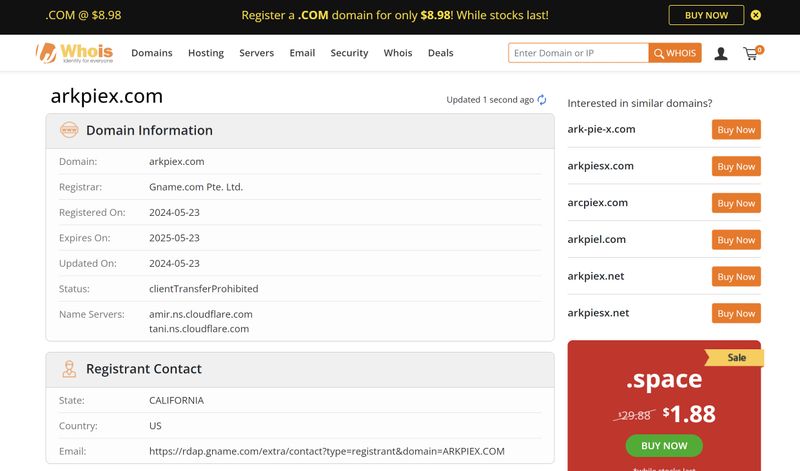 arkpiex.com domain
