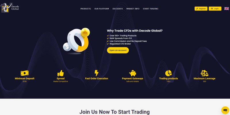 Decode Global Trang web chính thức