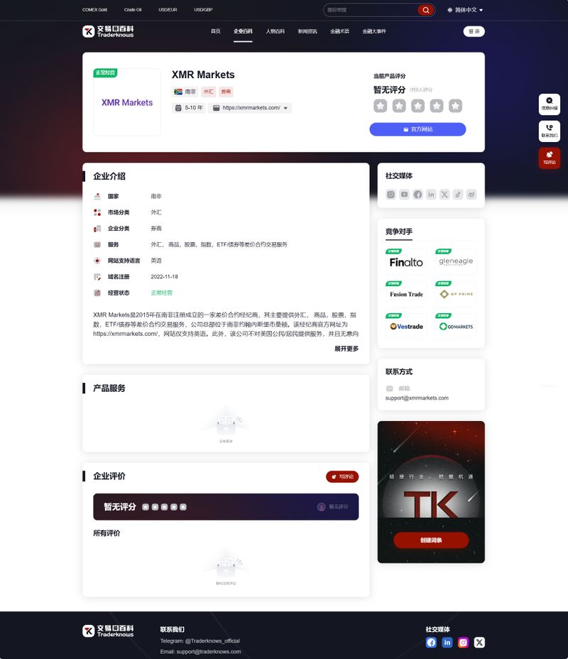 XMR Markets(中)