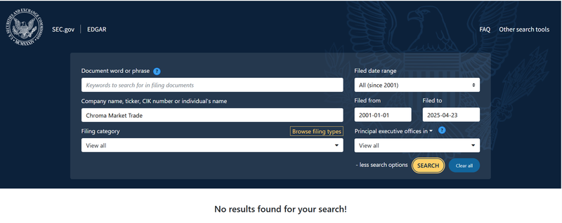 SEC Query Result