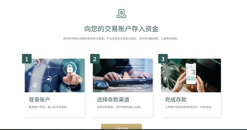 百利好 存款方式