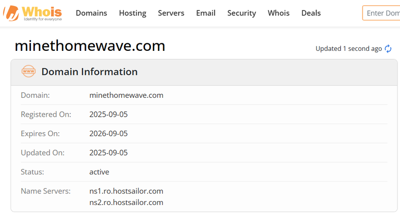 ผลการค้นหาจาก Whois