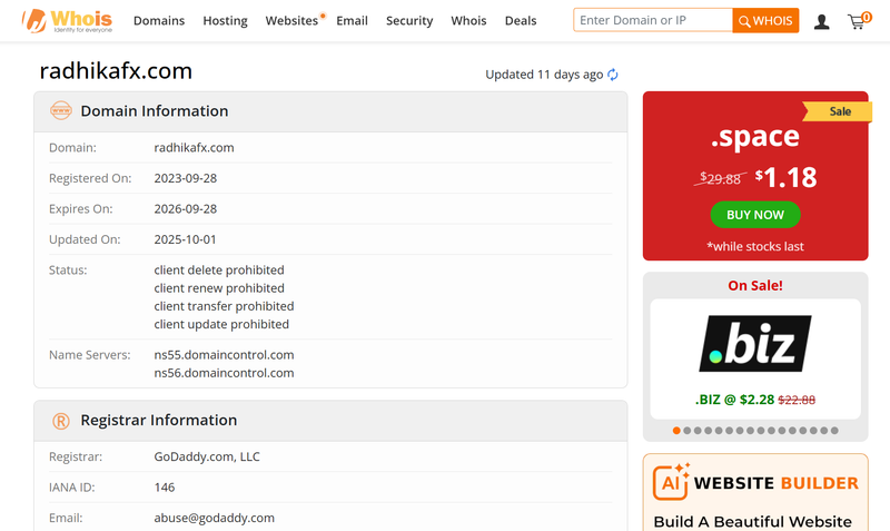 whois