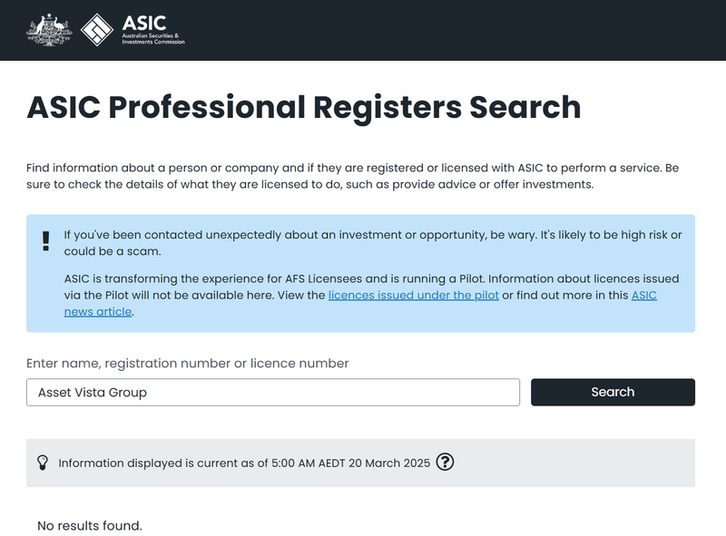 Australian Securities & Investments Commission(ASIC)