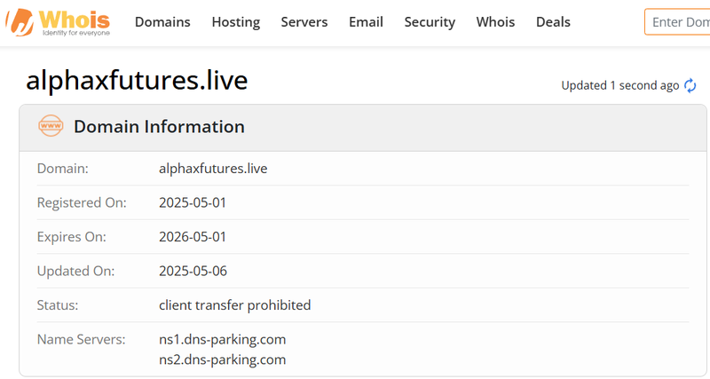 Whois Query Result