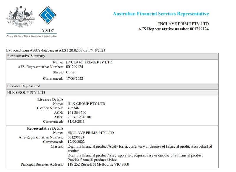 Comisión Australiana de Valores e Inversiones (ASIC)