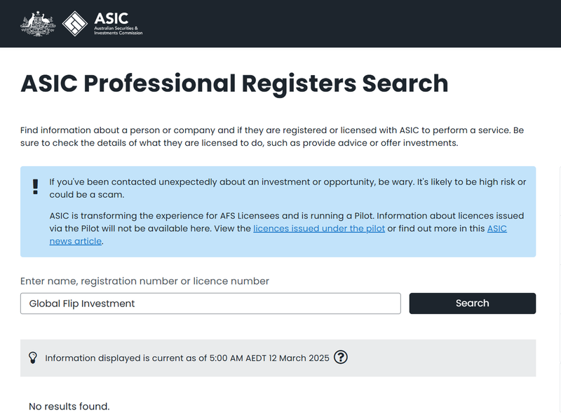 Australian Securities & Investments Commission(ASIC)