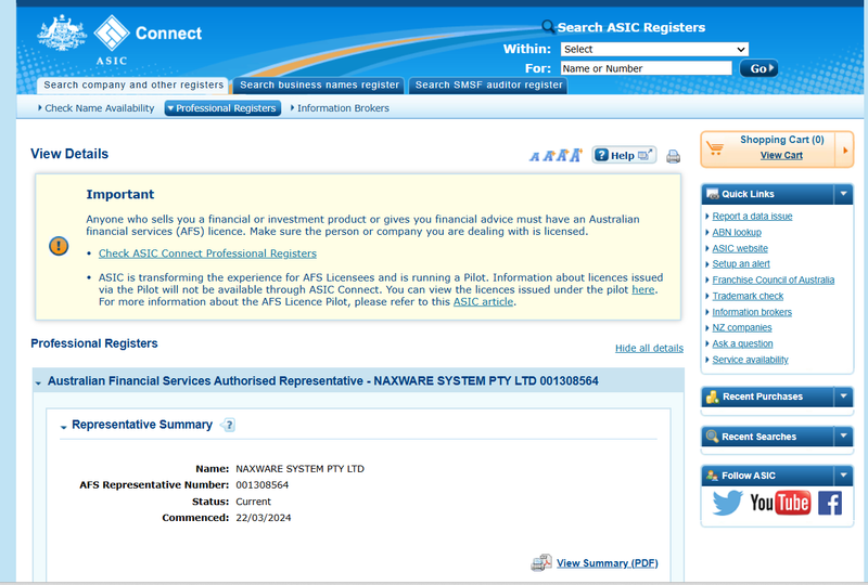 NAXWARE.ASIC