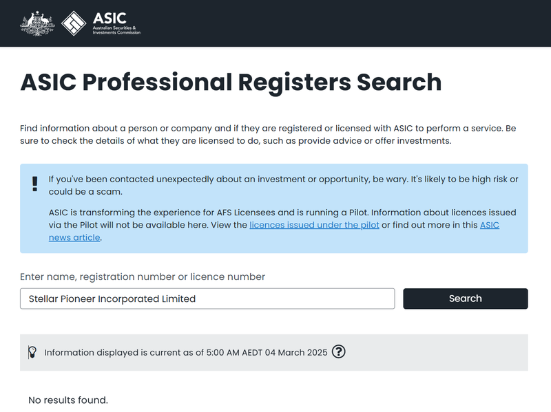Australian Securities & Investments Commission(ASIC)