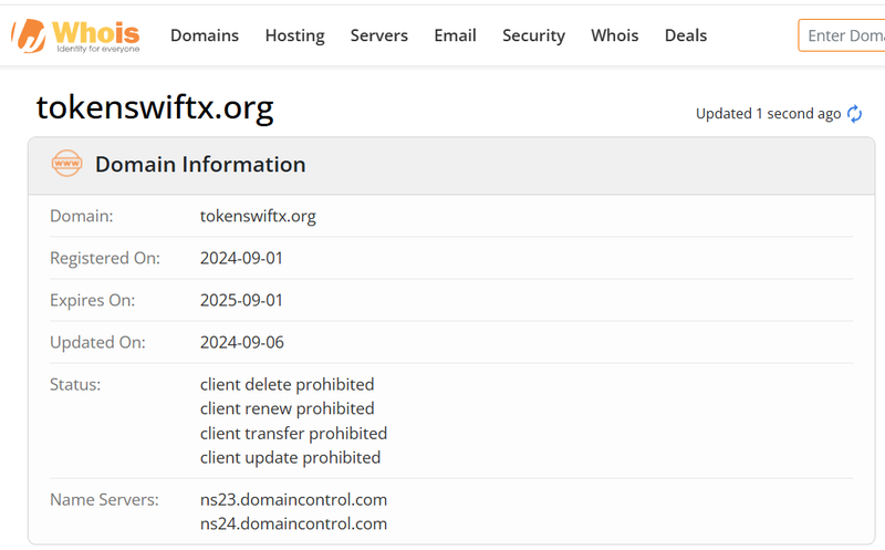 Whois Query Result