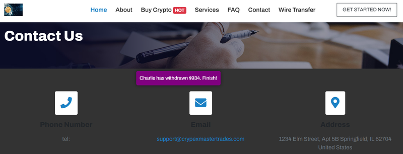 Platform's Claimed Company Address