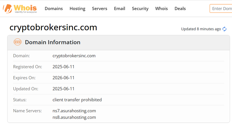 Whois Query Result
