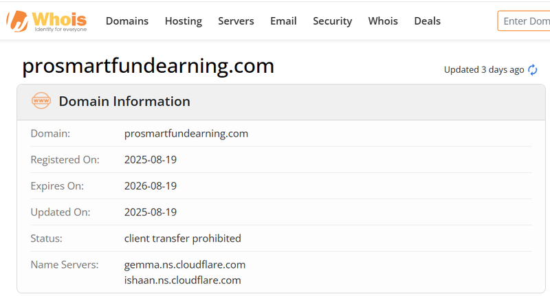 Whois Query Result