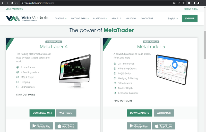 官网显示交易软件信息