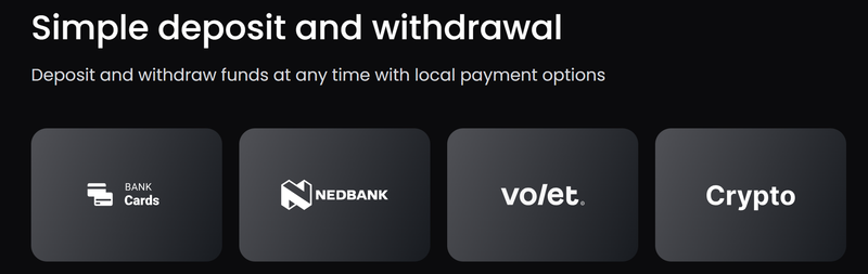 Deposits and Withdrawals