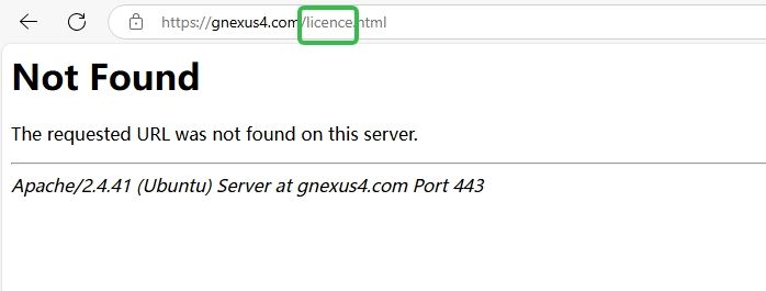 หน้า LICENSE ไม่ปรากฏ