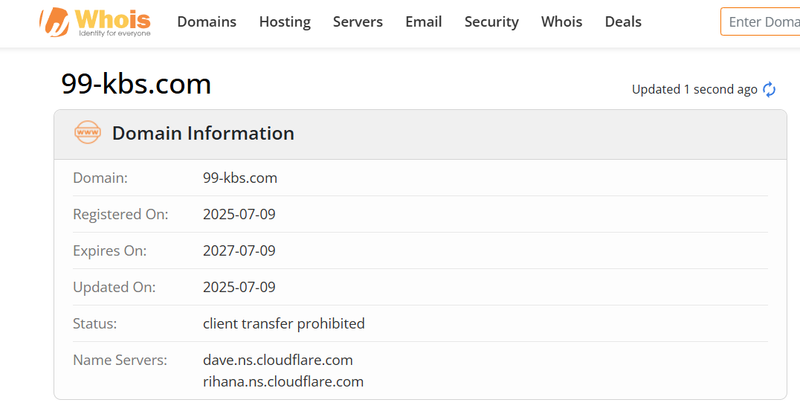 Domain Registration Status