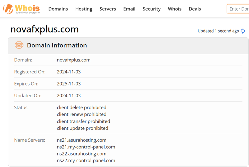 ผลการค้นหา Whois