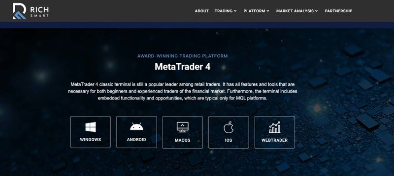 Rich Smart Finance 거래 플랫폼