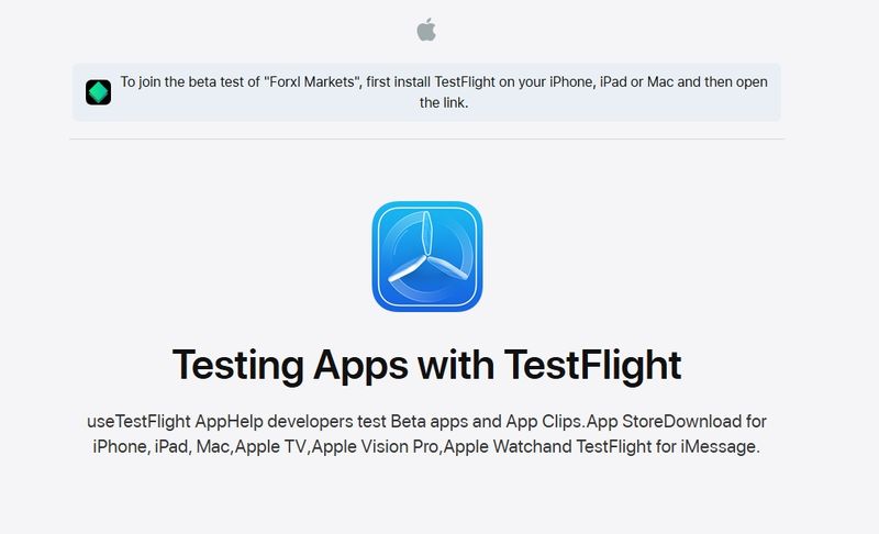 The iOS version uses the TestFlight download channel
