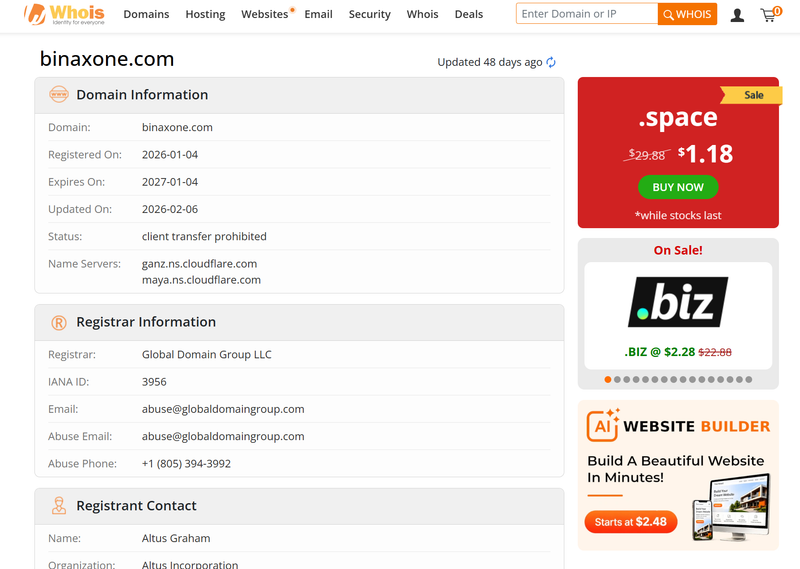 whois