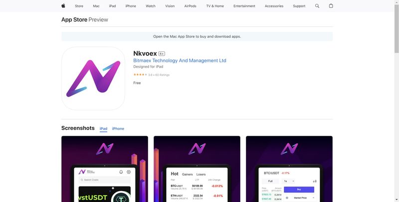 NKVOEX APP Store