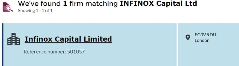 INFINOX FCA查询