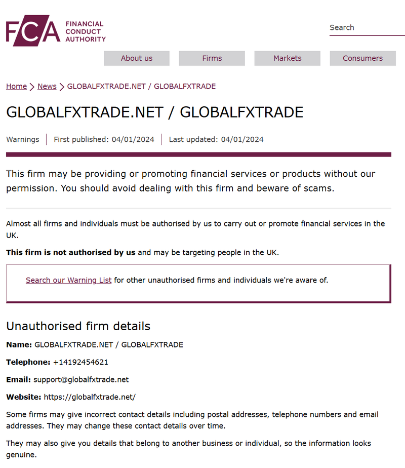 FCA Query Result