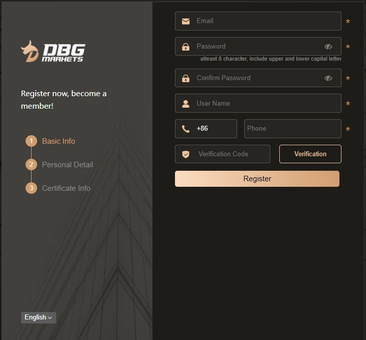 DBG Markets如何开户?-1