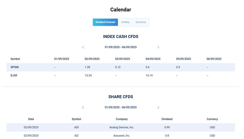 Events Calendar