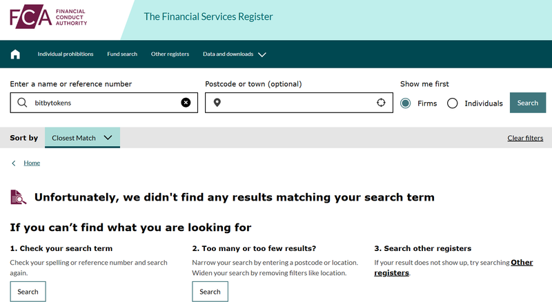 UK Financial Conduct Authority(FCA)