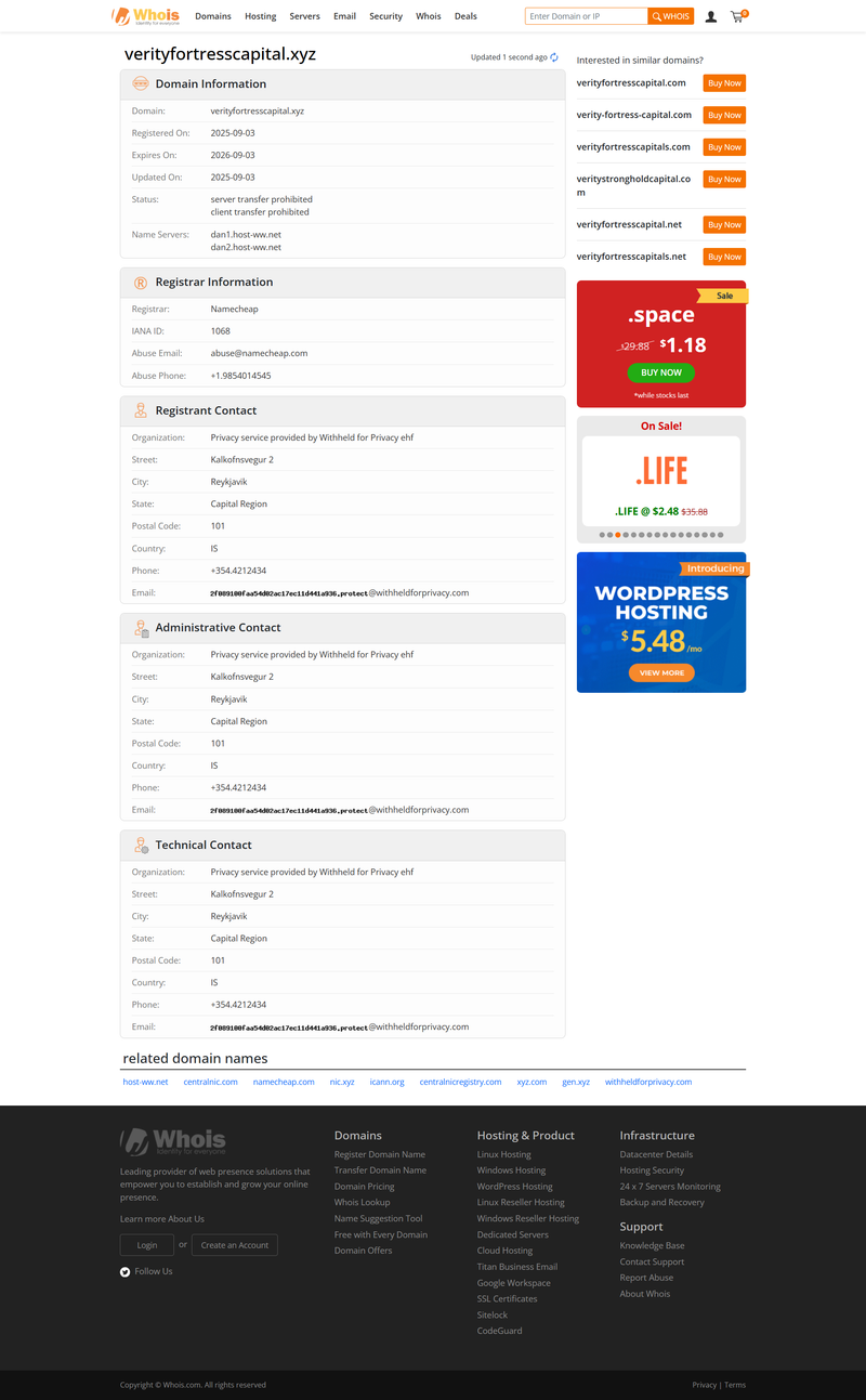 Whois Query Result
