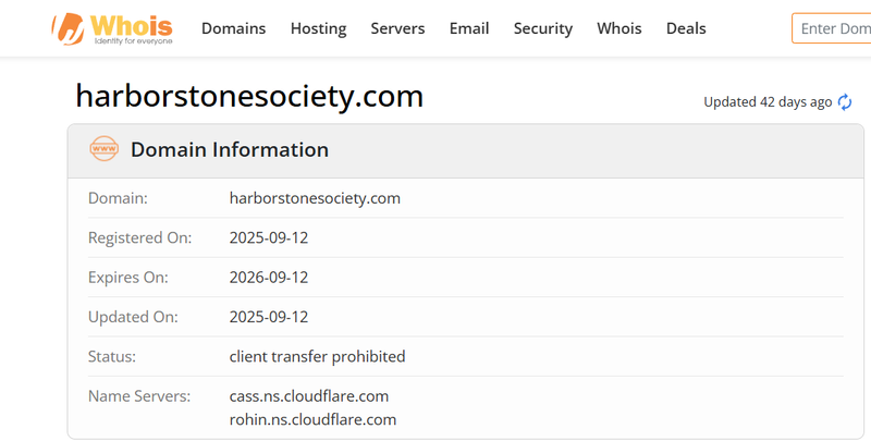 Maklumat Domain dan Laman Web