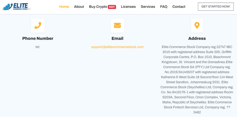 Company Information Claimed by the Platform