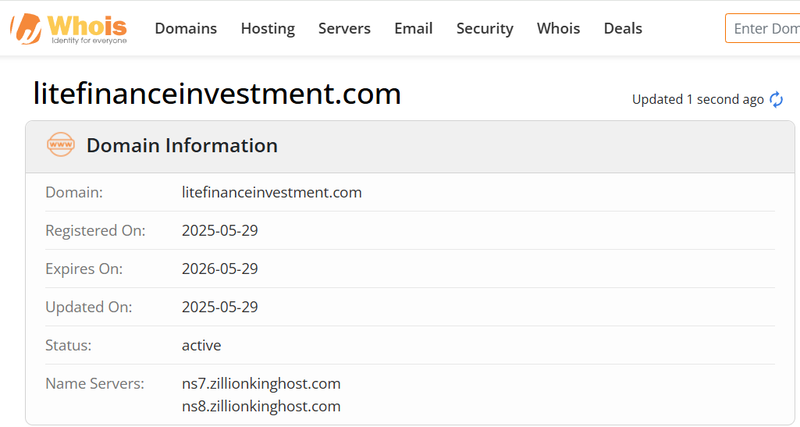 Whois Query Result