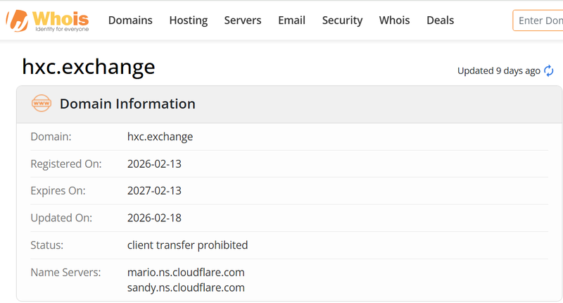 Resultados da Pesquisa WHOIS