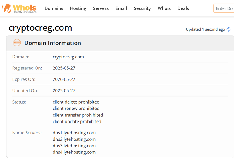 Whois Query Result