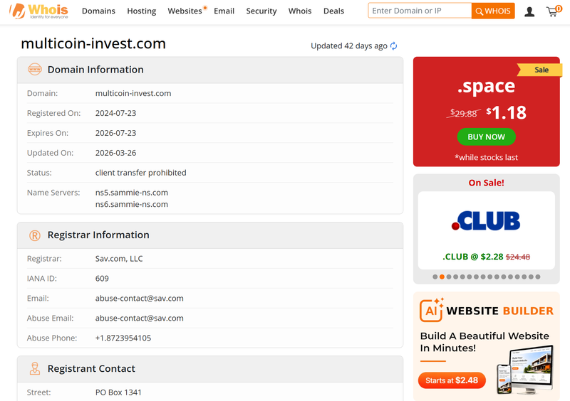 whois
