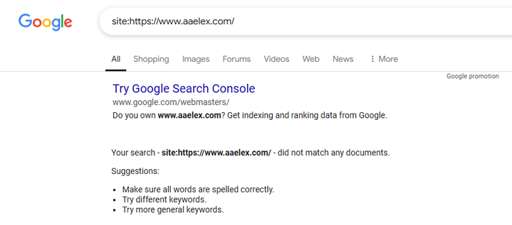 problemas de indexación del sitio web