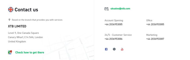 XTB 客户支持