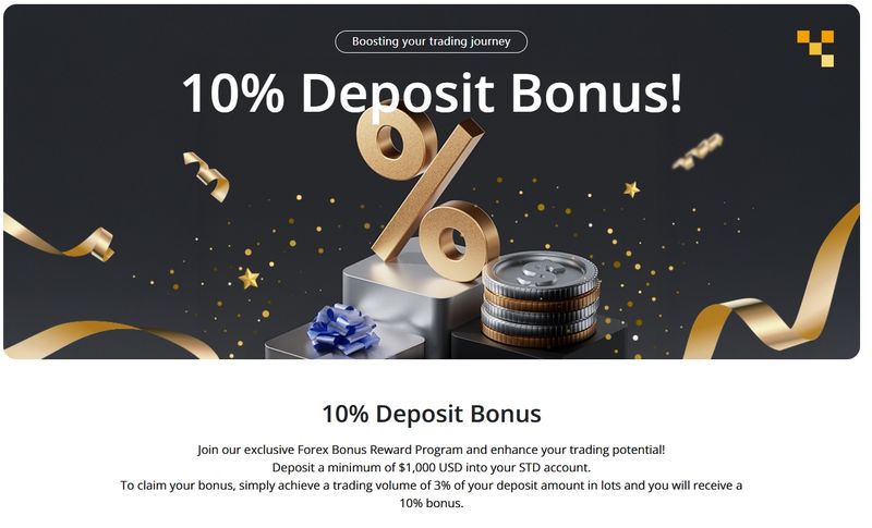 10% Deposit Bonus