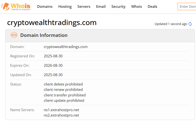Whois Query Result