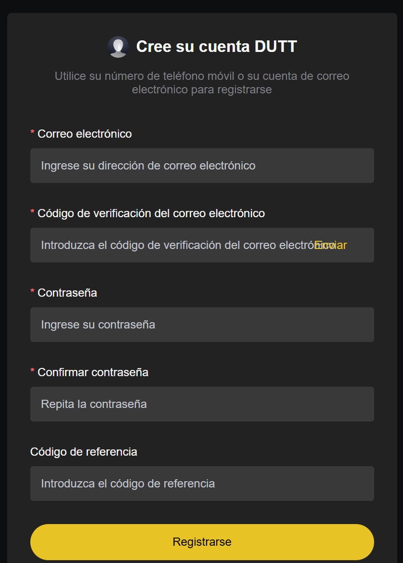 Registration Form
