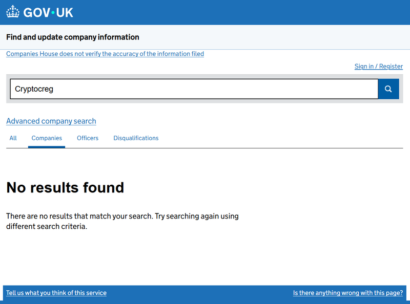 Companies House Query Result