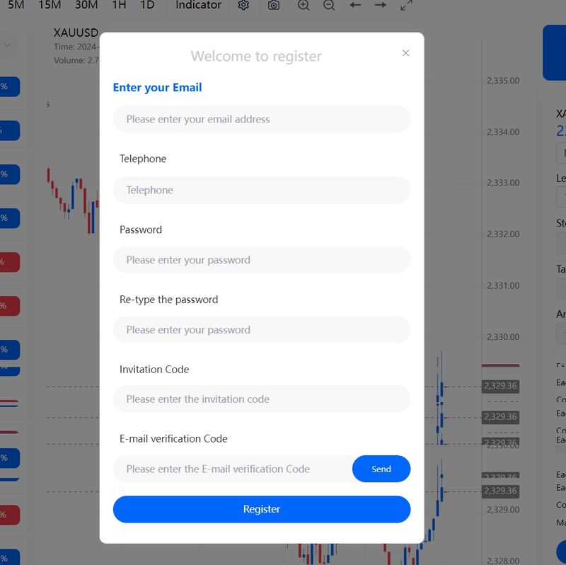 Profit Pulse Finance的账户注册流程
