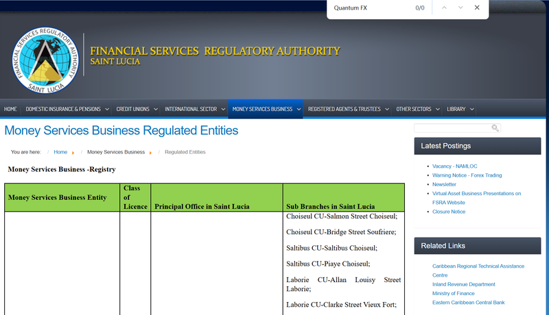 Regulatory Inquiry Results