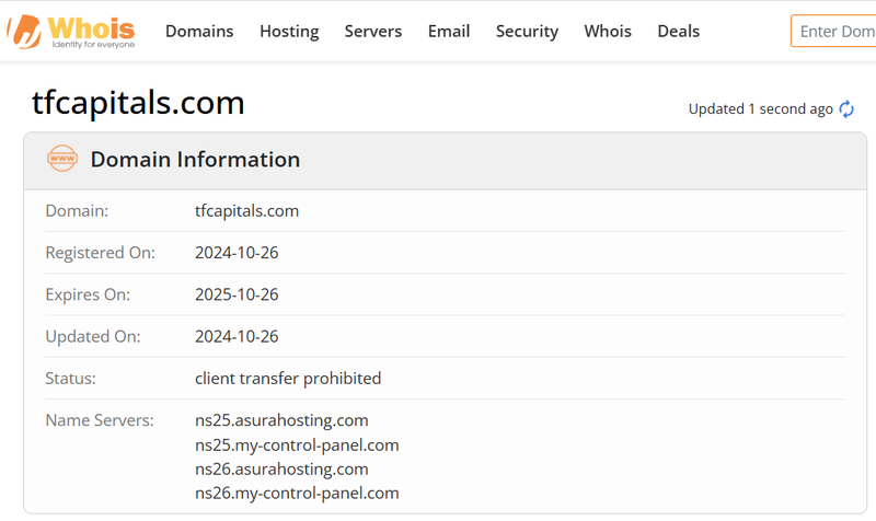Whois Query Result
