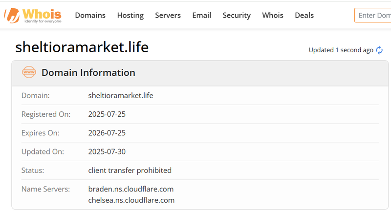 Whois Query Result